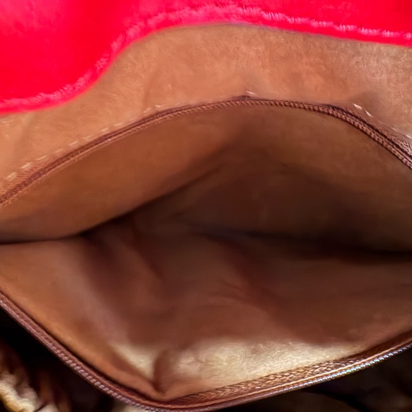 Patricia Nash Small Red Leather Convertible Backpack - Picture 9 of 9